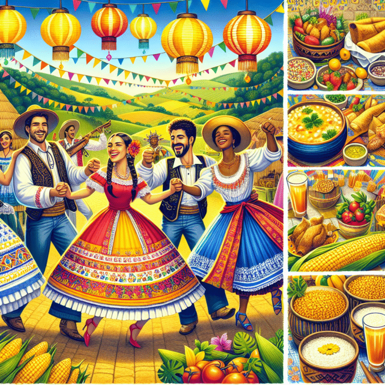 Festas Juninas pelo Brasil: Danças e Delícias Juninas
