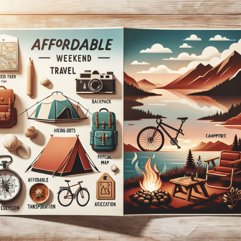 ideias para viagens de fim de semana com pouco dinheiro