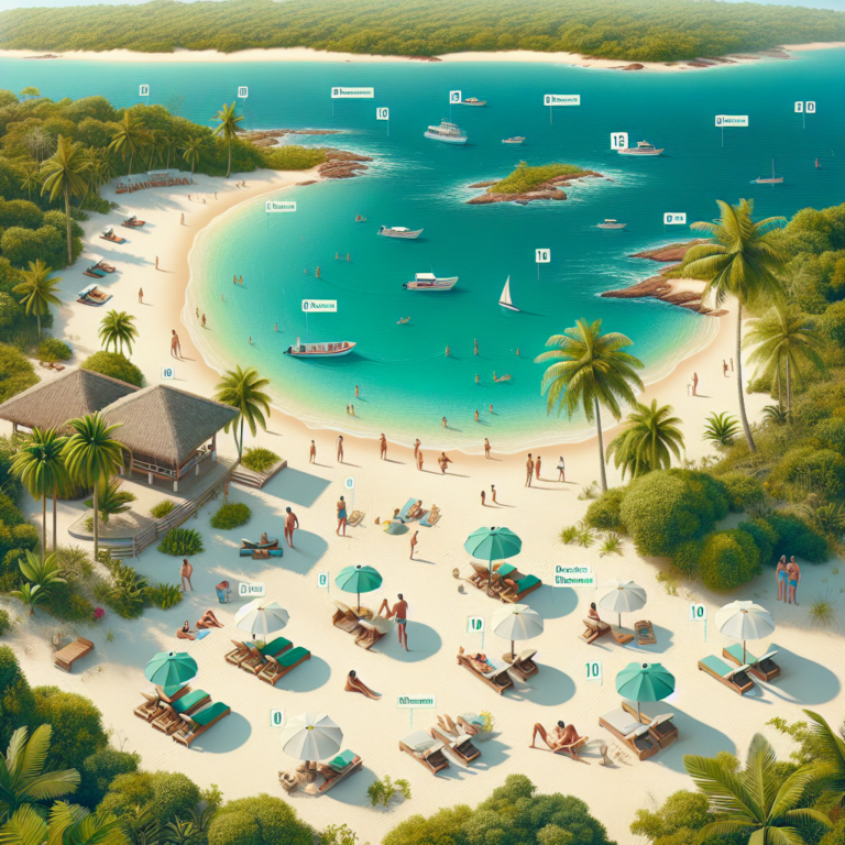 as 10 melhores praias para relaxar no Brasil