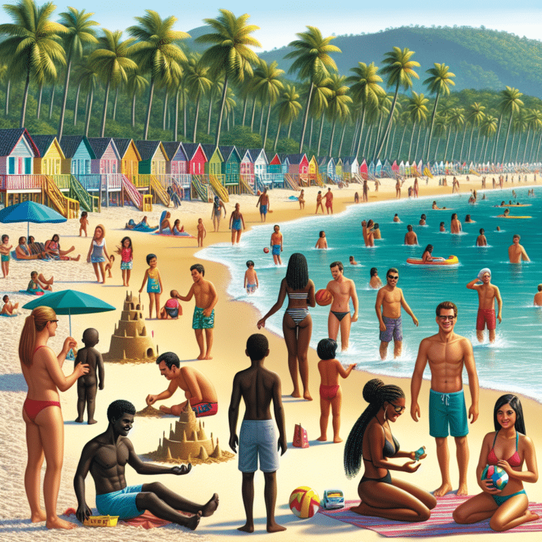 as melhores opções de praias para famílias no Brasil