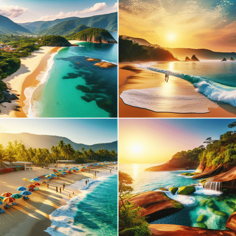 melhores praias do Brasil para visitar